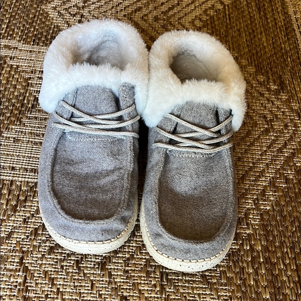Fur Lined Hey Dudes